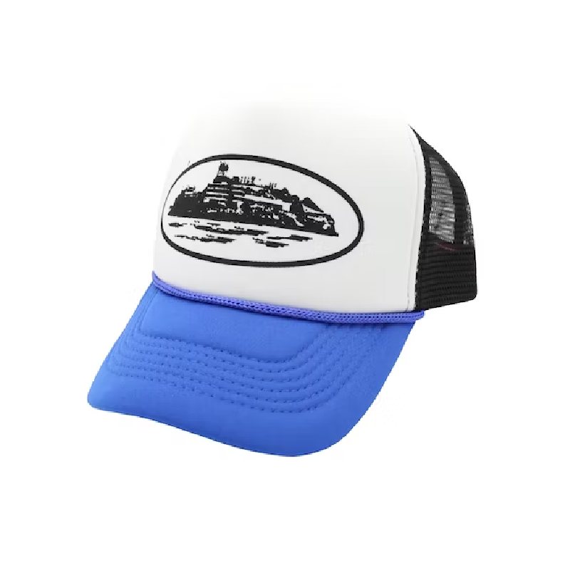Casquette de camionneur Corteiz Alcatraz Noir Royal Casquette de camionneur Corteiz Alcatraz Noir Royal