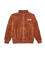 Corteiz All Starz VVS Veloursjacke Braun