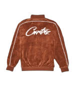 Corteiz All Starz VVS Veloursjacke Braun